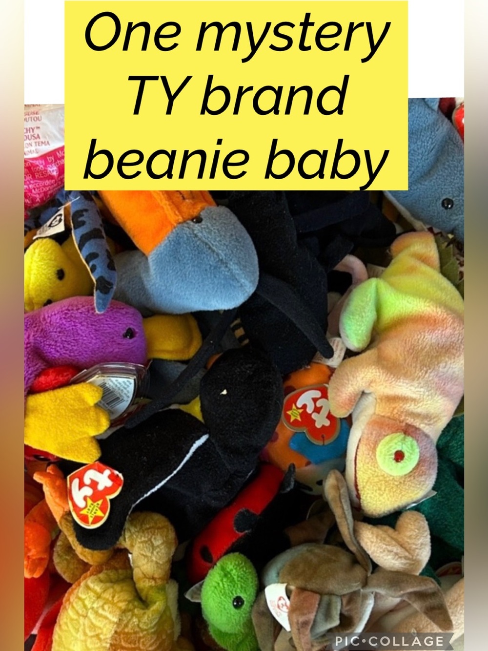 🟣 5/$15 Mystery Ty brand beanie baby! If you like surprises this is for you - Picture 1 of 1